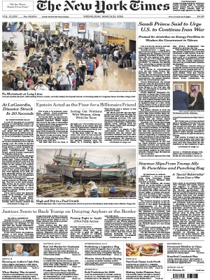 The New York Times – 03.25.2026